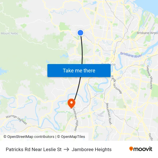 Patricks Rd Near Leslie St to Jamboree Heights map
