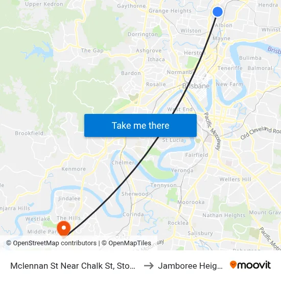 Mclennan St Near Chalk St, Stop 19 to Jamboree Heights map