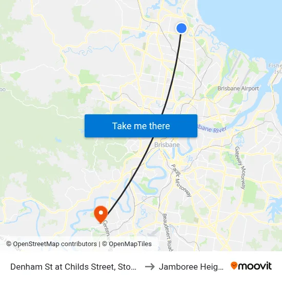 Denham St at Childs Street, Stop 33 to Jamboree Heights map