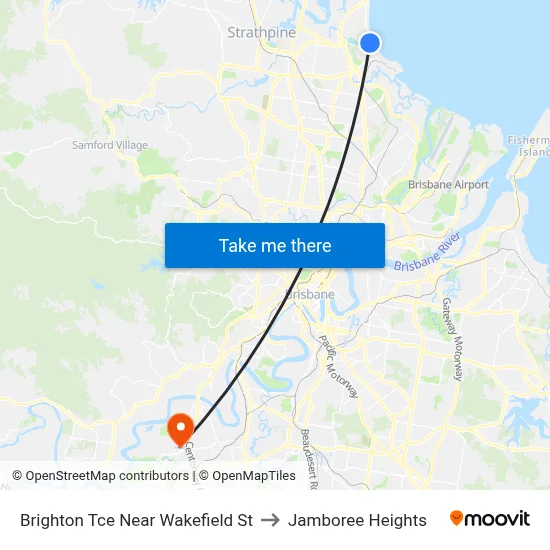 Brighton Tce Near Wakefield St to Jamboree Heights map