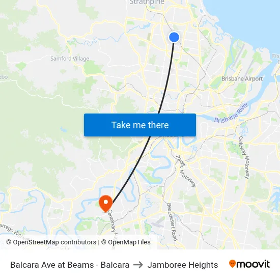 Balcara Ave at Beams - Balcara to Jamboree Heights map