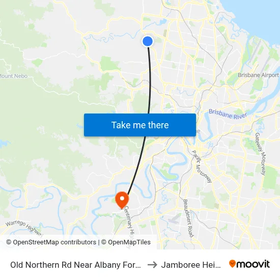 Old Northern Rd Near Albany Forest Dr to Jamboree Heights map