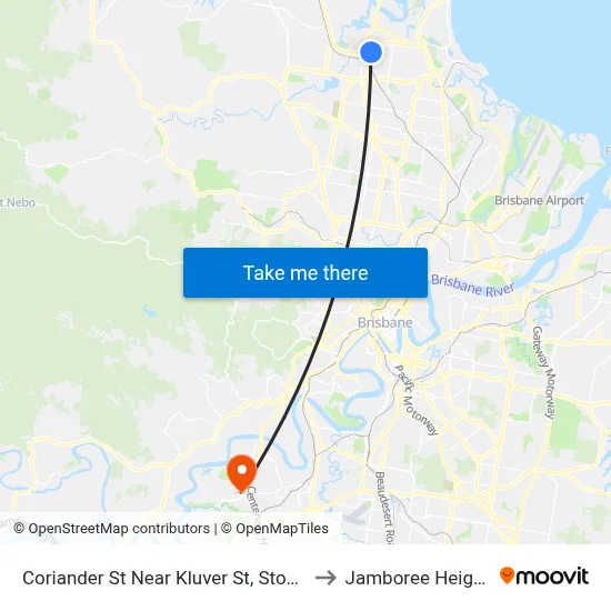 Coriander St Near Kluver St, Stop 60 to Jamboree Heights map
