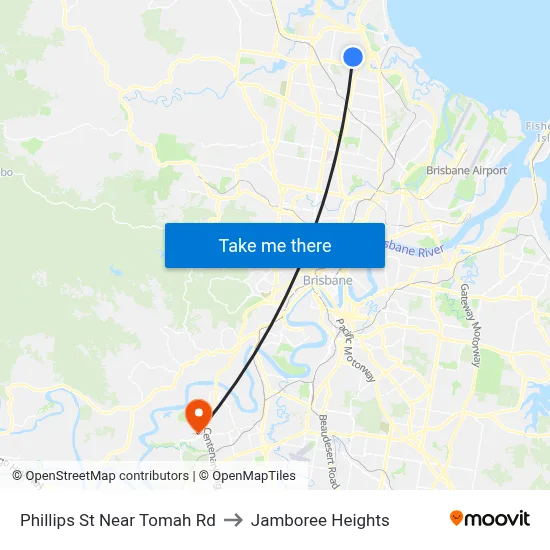 Phillips St Near Tomah Rd to Jamboree Heights map