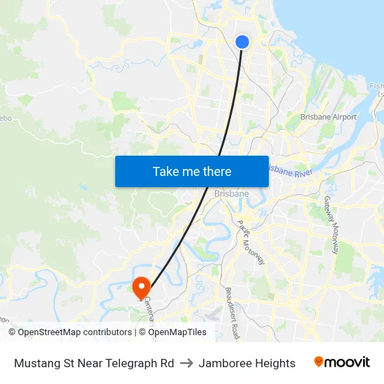 Mustang St Near Telegraph Rd to Jamboree Heights map
