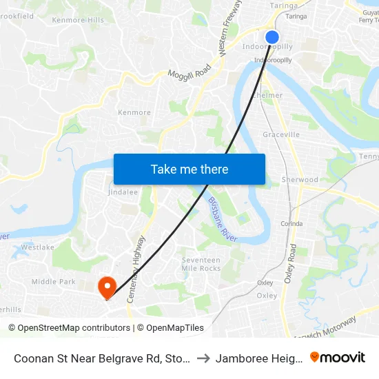 Coonan St Near Belgrave Rd, Stop 21 to Jamboree Heights map