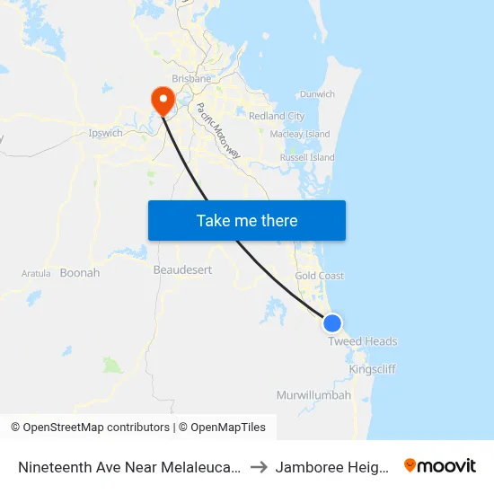 Nineteenth Ave Near Melaleuca Dr to Jamboree Heights map