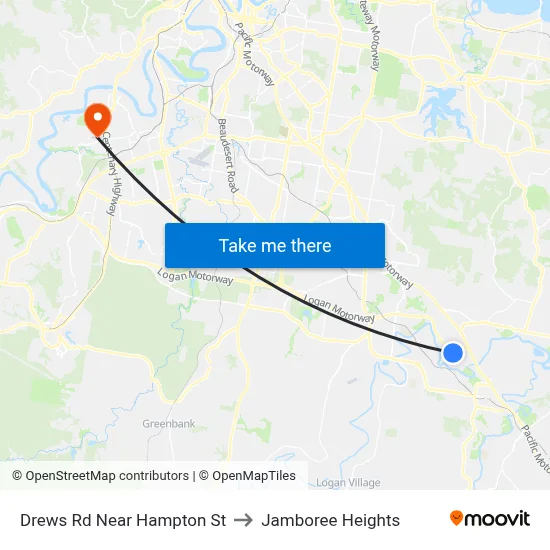 Drews Rd Near Hampton St to Jamboree Heights map