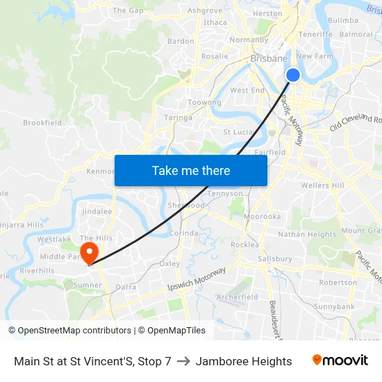 Main St at St Vincent'S, Stop 7 to Jamboree Heights map