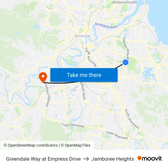 Greendale Way at Empress Drive to Jamboree Heights map