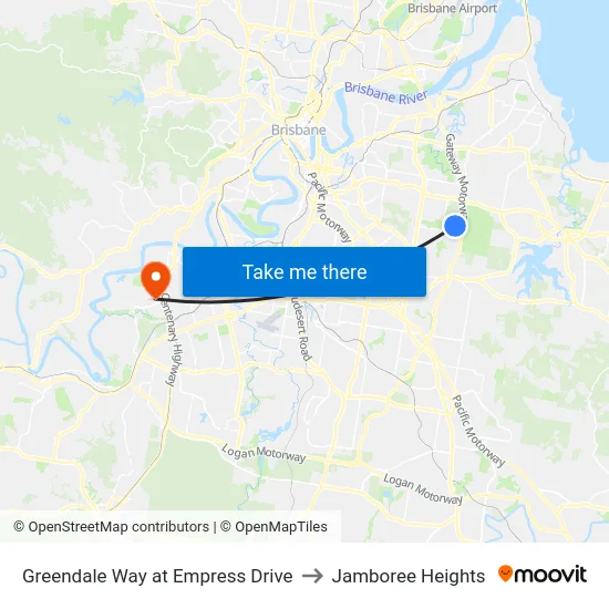 Greendale Way at Empress Drive to Jamboree Heights map