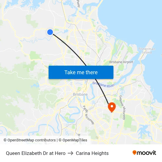 Queen Elizabeth Dr at Hero to Carina Heights map