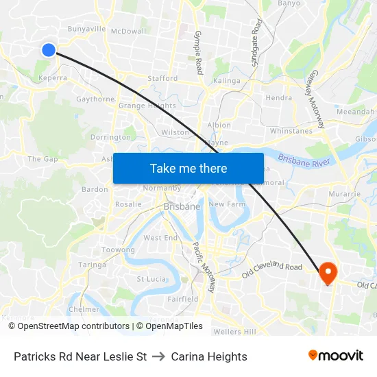 Patricks Rd Near Leslie St to Carina Heights map