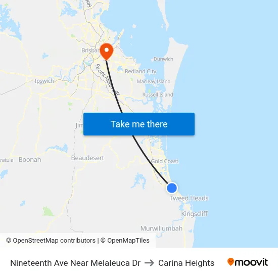 Nineteenth Ave Near Melaleuca Dr to Carina Heights map