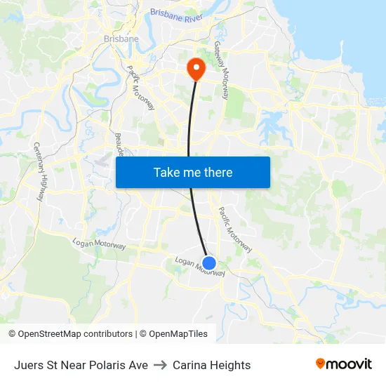 Juers St Near Polaris Ave to Carina Heights map