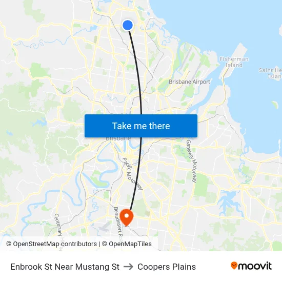 Enbrook St Near Mustang St to Coopers Plains map