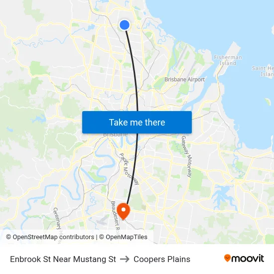Enbrook St Near Mustang St to Coopers Plains map