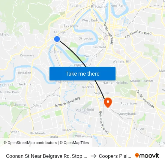 Coonan St Near Belgrave Rd, Stop 21 to Coopers Plains map