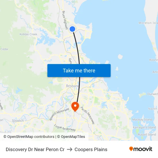 Discovery Dr Near Peron Cr to Coopers Plains map