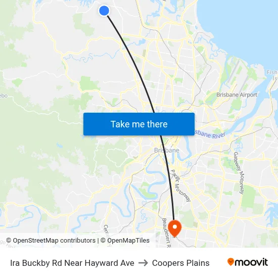 Ira Buckby Rd Near Hayward Ave to Coopers Plains map