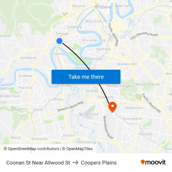 Coonan St Near Allwood St to Coopers Plains map