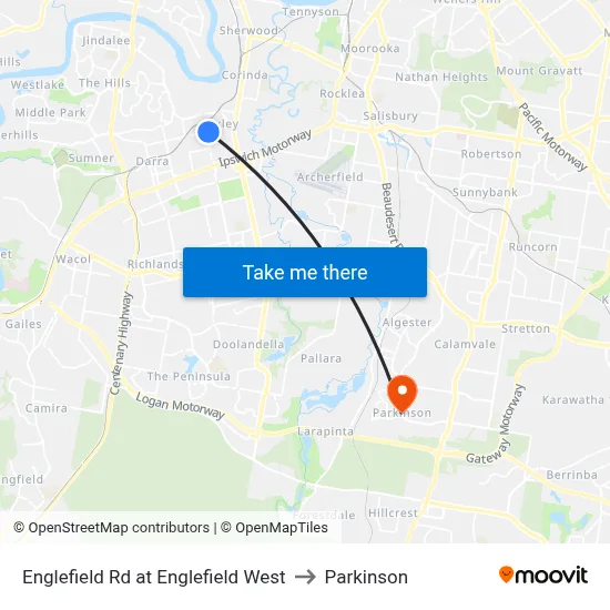 Englefield Rd at Englefield West to Parkinson map
