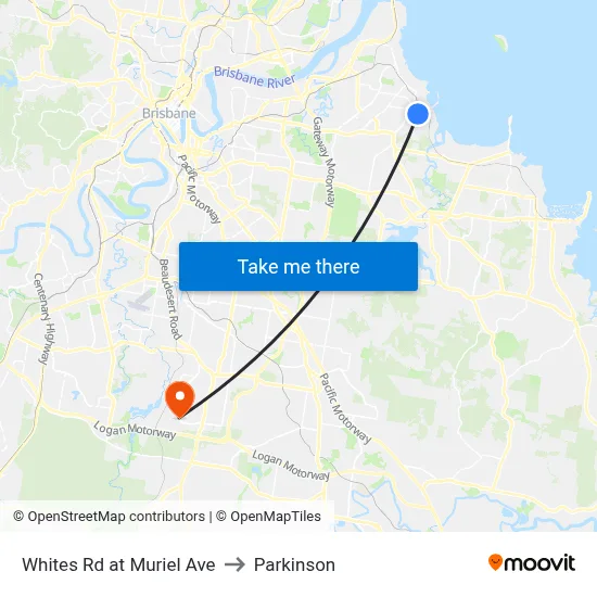 Whites Rd at Muriel Ave to Parkinson map