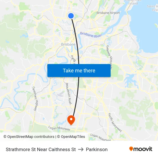 Strathmore St Near Caithness St to Parkinson map