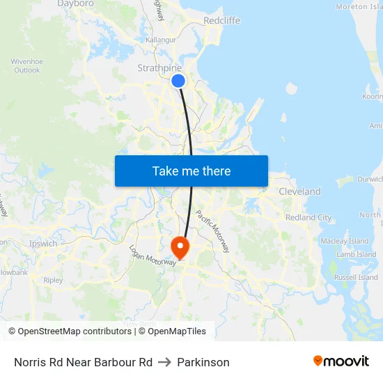 Norris Rd Near Barbour Rd to Parkinson map