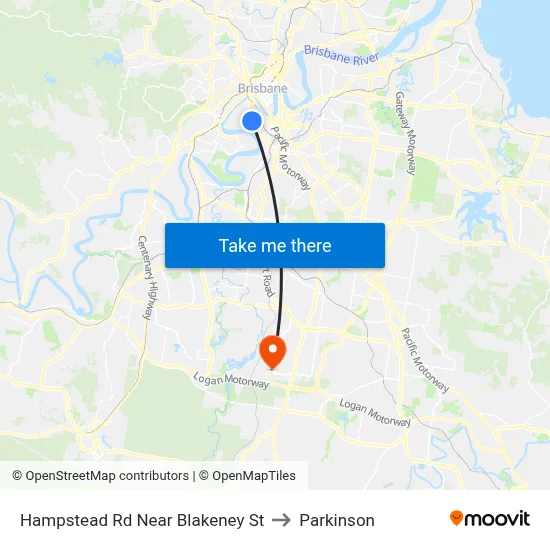 Hampstead Rd Near Blakeney St to Parkinson map