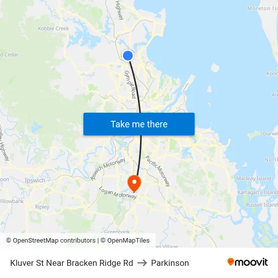 Kluver St Near Bracken Ridge Rd to Parkinson map