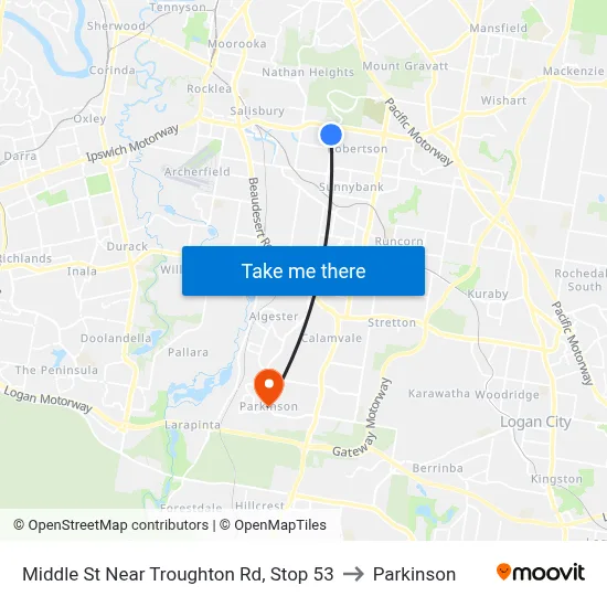 Middle St Near Troughton Rd, Stop 53 to Parkinson map