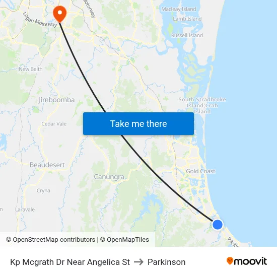 Kp Mcgrath Dr Near Angelica St to Parkinson map