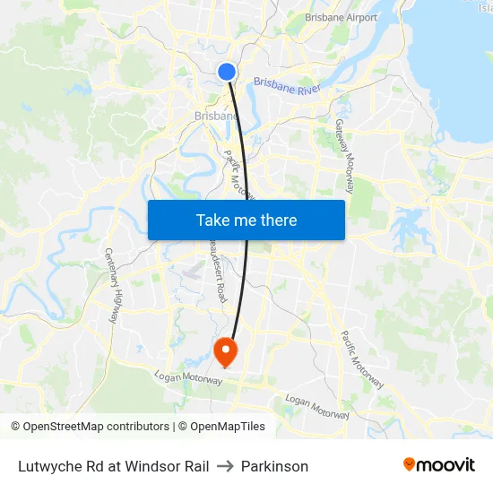 Lutwyche Rd at Windsor Rail to Parkinson map