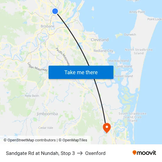 Sandgate Rd at Nundah, Stop 3 to Oxenford map