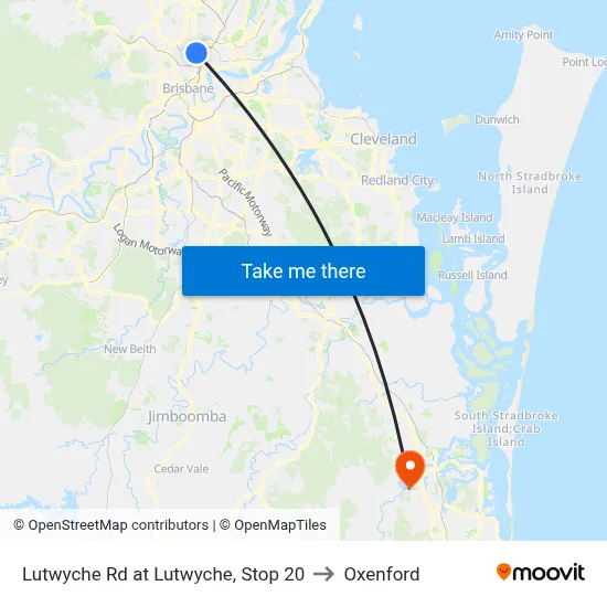 Lutwyche Rd at Lutwyche, Stop 20 to Oxenford map