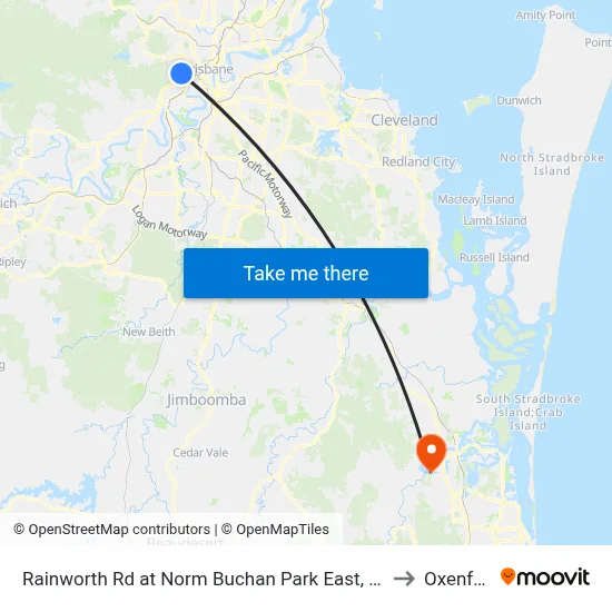Rainworth Rd at Norm Buchan Park East, Stop 12 to Oxenford map