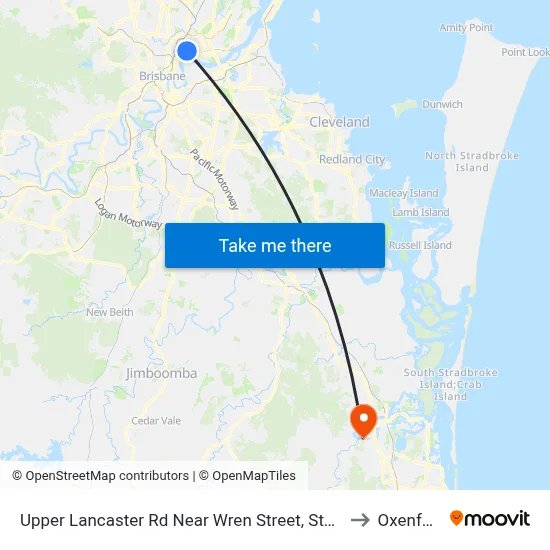 Upper Lancaster Rd Near Wren Street, Stop 25 to Oxenford map