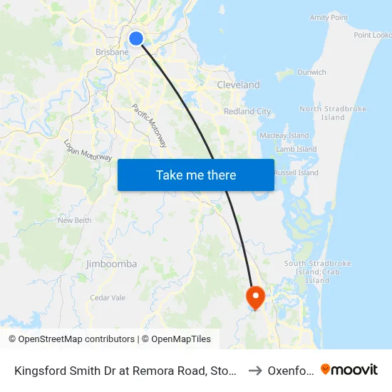 Kingsford Smith Dr at Remora Road, Stop 29 to Oxenford map