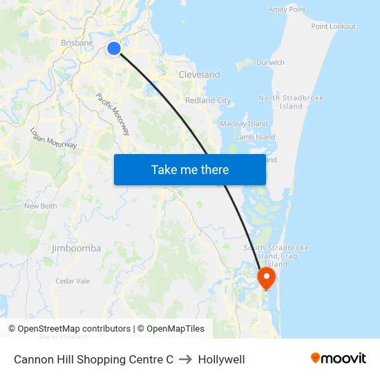 Cannon Hill Shopping Centre C to Hollywell map