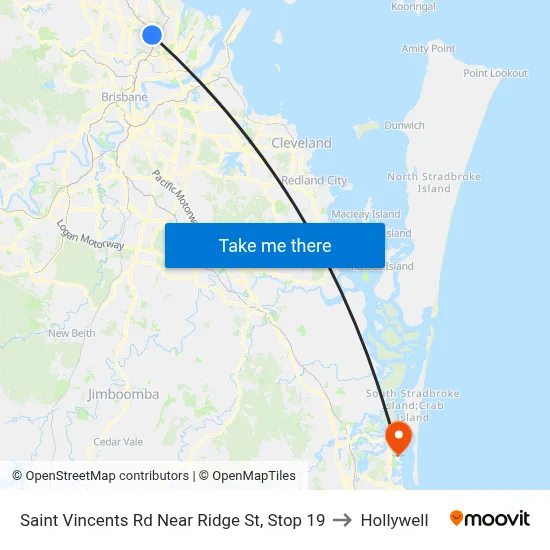 Saint Vincents Rd Near Ridge St, Stop 19 to Hollywell map