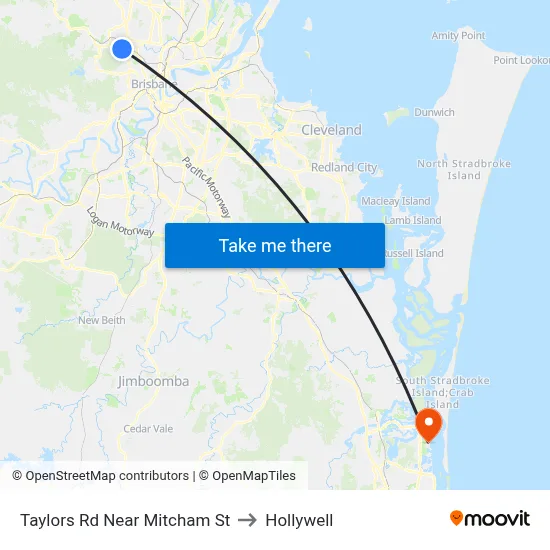 Taylors Rd Near Mitcham St to Hollywell map