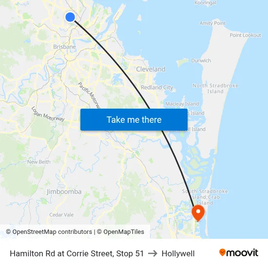 Hamilton Rd at Corrie Street, Stop 51 to Hollywell map
