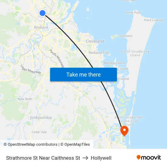 Strathmore St Near Caithness St to Hollywell map