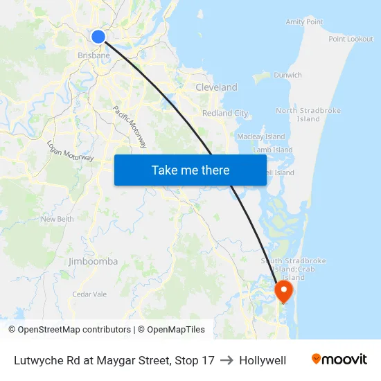 Lutwyche Rd at Maygar Street, Stop 17 to Hollywell map