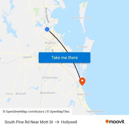 South Pine Rd Near Mott St to Hollywell map