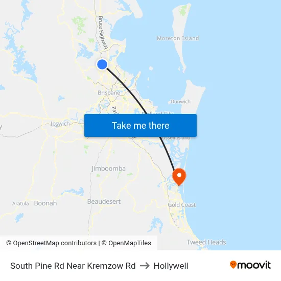 South Pine Rd Near Kremzow Rd to Hollywell map