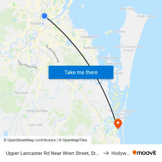 Upper Lancaster Rd Near Wren Street, Stop 25 to Hollywell map