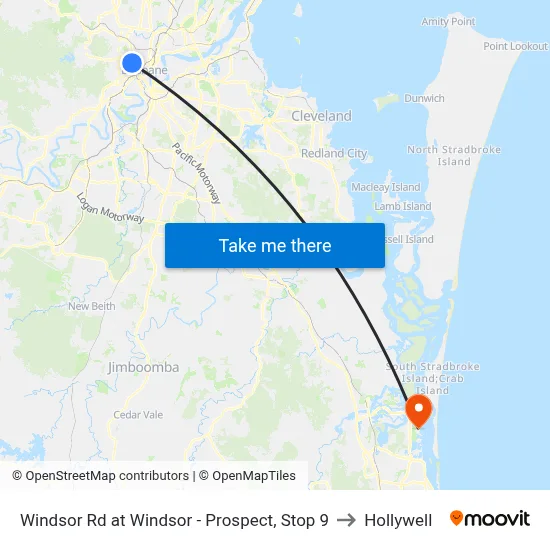 Windsor Rd at Windsor - Prospect, Stop 9 to Hollywell map