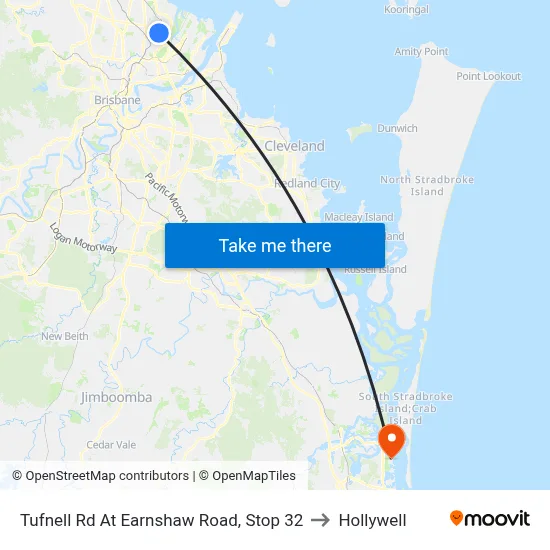 Tufnell Rd At Earnshaw Road, Stop 32 to Hollywell map